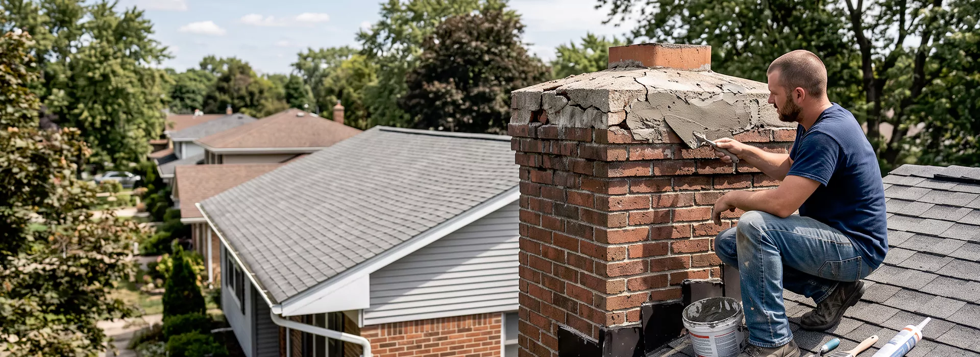 Chimney Crown Repair Downey, CA