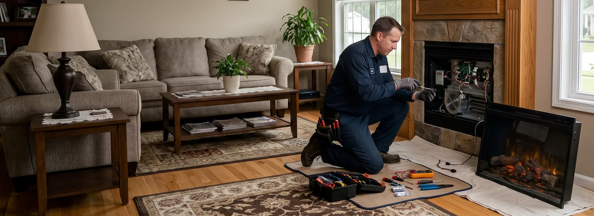 Electric Fireplace Repair in Downey, CA