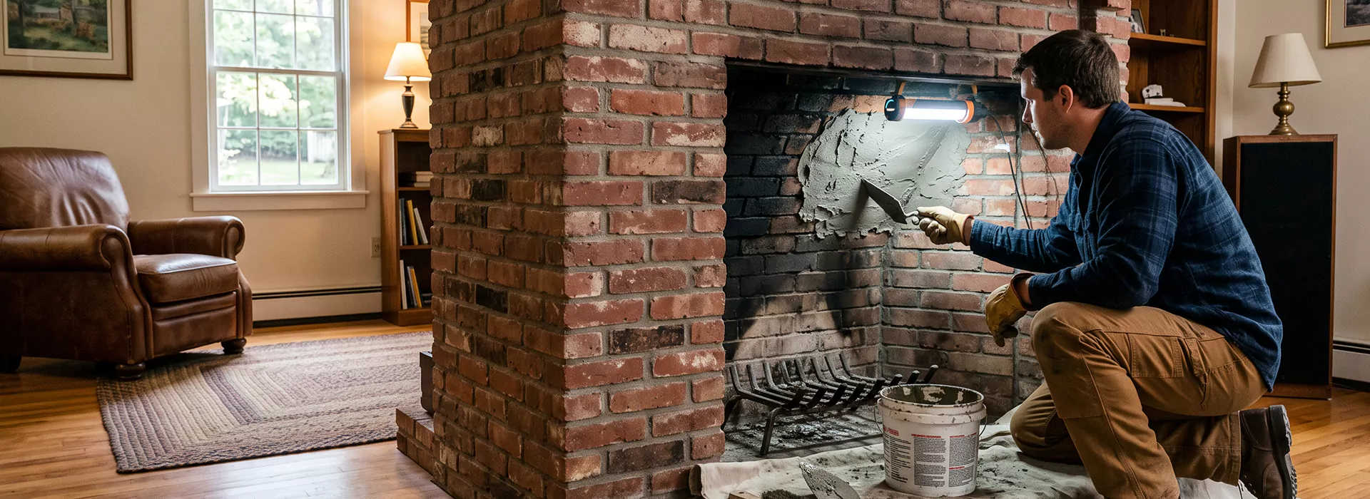 Fireplace Smoke Chamber Repair in Downey