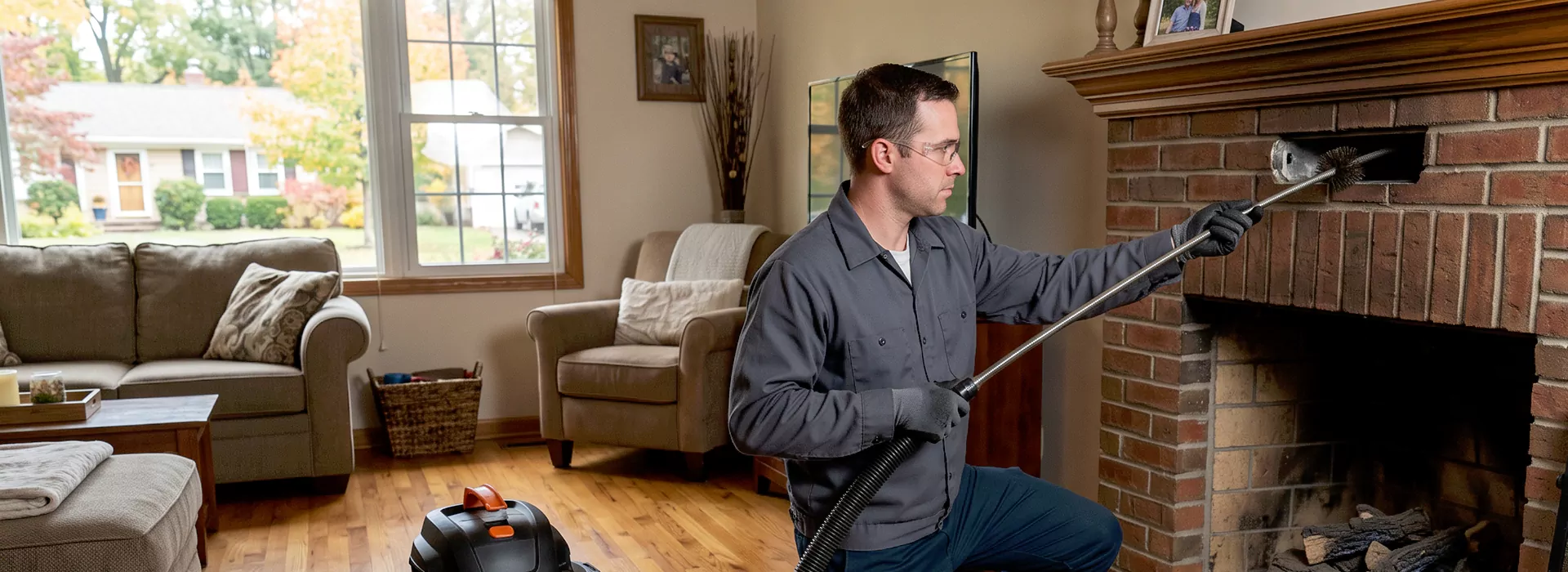 Fireplace Vent Cleaning in Downey, CA