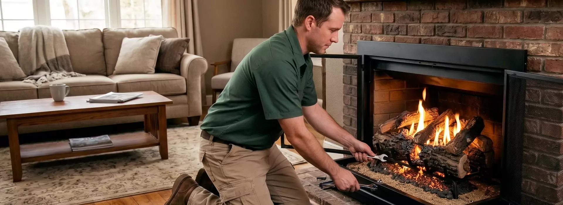 Gas Fireplace Logs in Downey, CA