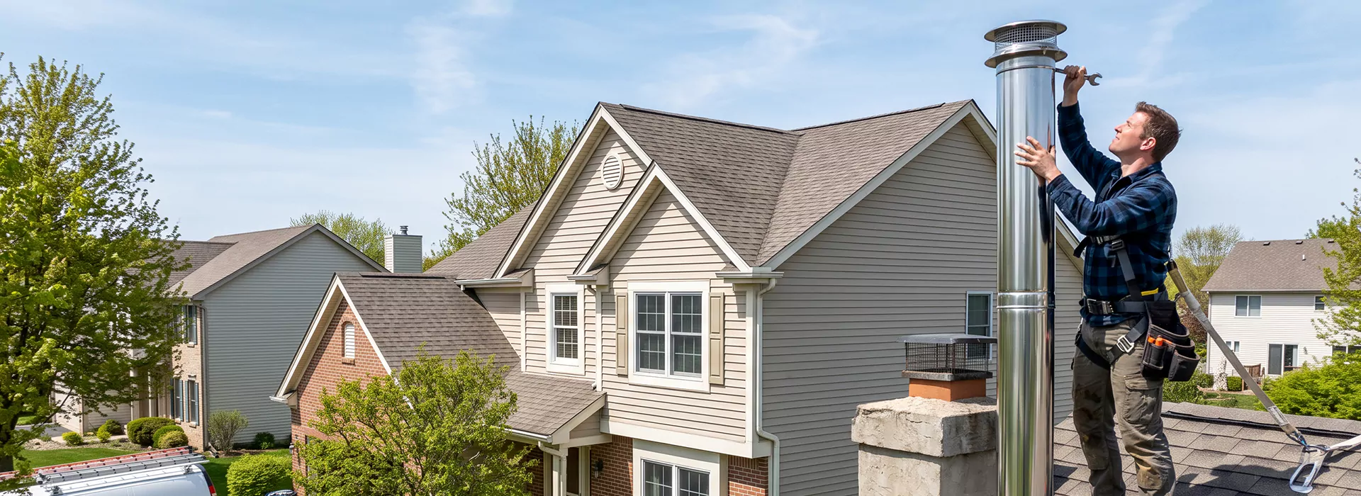 Metal Chimney Installation in Downey