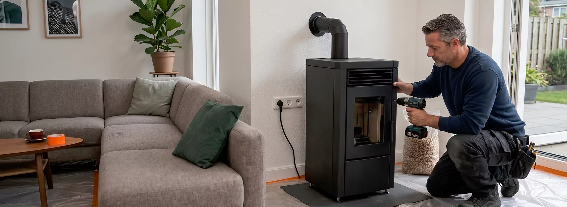 Pellet Stove Chimney Installation in Downey, CA