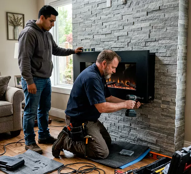 Certified Floating Fireplace Installation Company: Your Local Floating Mantel Installer in Downey, CA