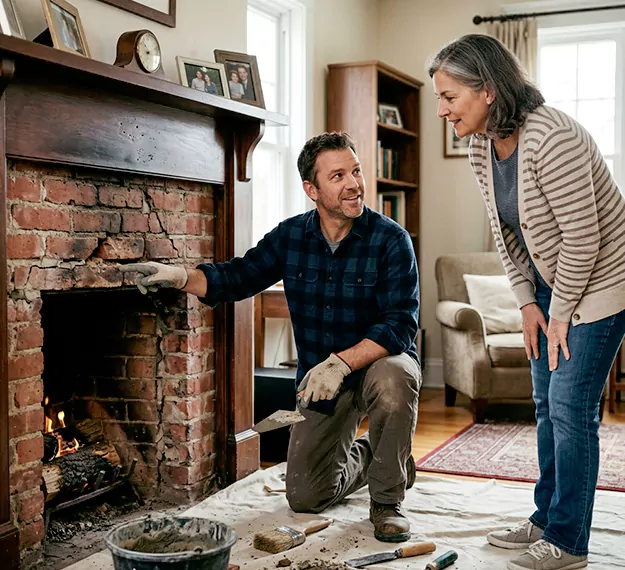 Why Downey Homeowners Choose Our Brick Fireplace Repair Team?