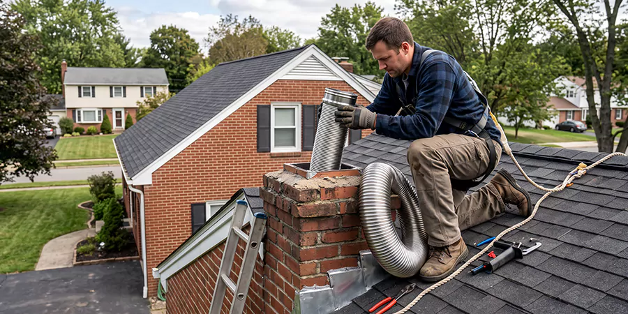 Chimney Sleeve Installation Downey