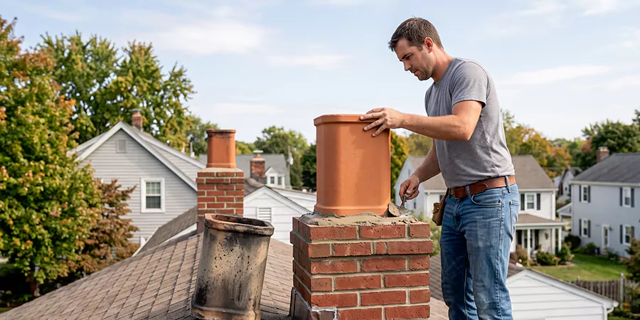 Matching Chimney Pot Replacement Downey