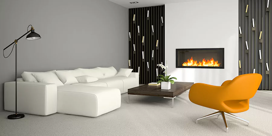 Custom Electric Fireplace Design Downey