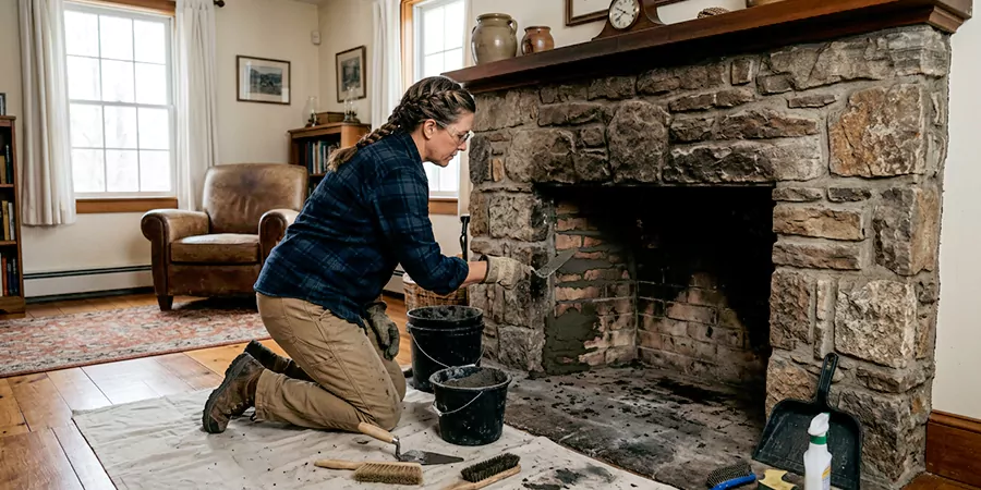 Refurbish Wood Burning Fireplace Downey